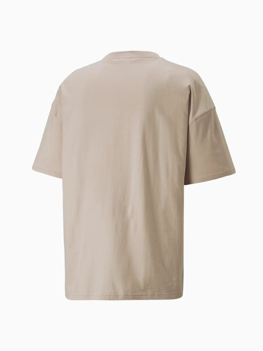 Puma Classics T-shirt Bărbătesc cu Mânecă Scurtă Maro