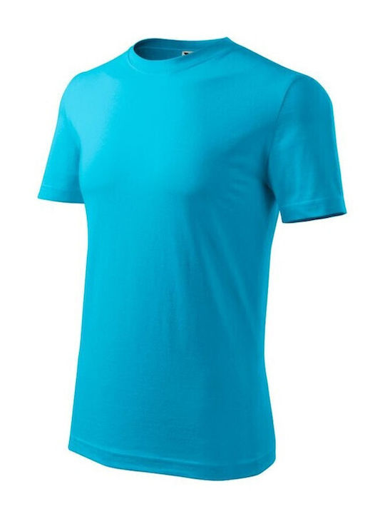 Adler Werbe-T-Shirt in Türkis Farbe