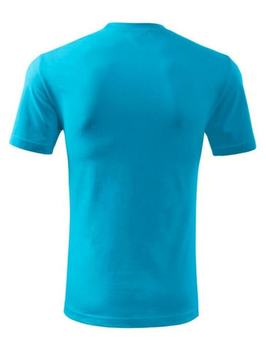 Adler Men's Short Sleeve Promotional T-Shirt Turquoise 132-44