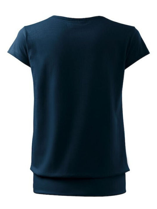 Malfini Women's Short Sleeve Promotional T-Shirt Navy Blue