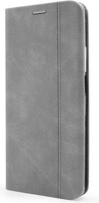 iNOS S-Folio NE Synthetic Leather Book Gray (Redmi 10C)