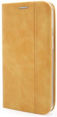 iNOS S-Folio NE Synthetic Leather Book Mustard (Redmi 10C)