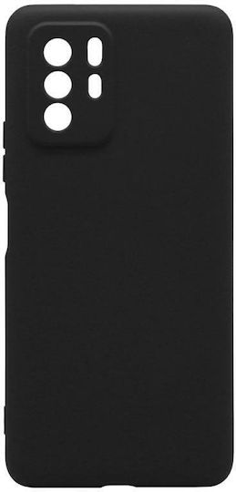iNOS Liquid Back Cover Σιλικόνης Μαύρο (Poco X3 GT)