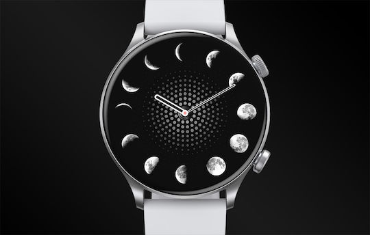 Haylou RT3 Solar Plus 45mm Smartwatch with Heart Rate Monitor (Silver)