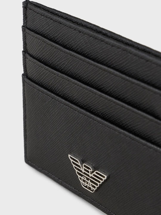 Leather Men's Wallet Cards Black