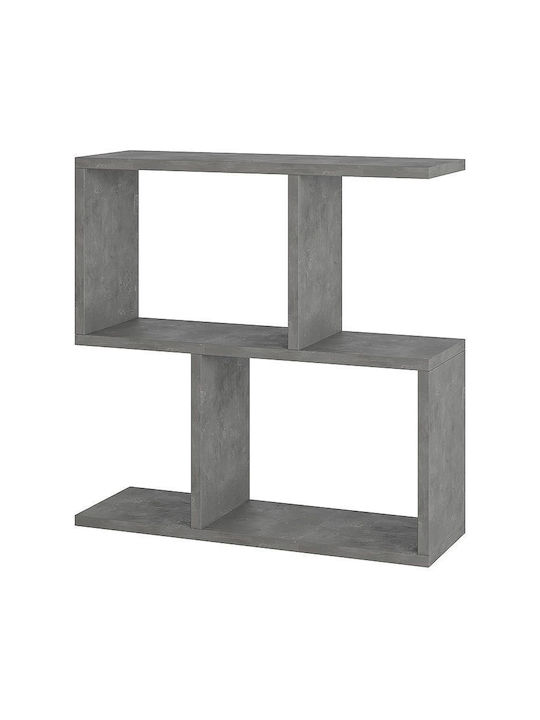 Rectangular Side Table Homemania Wooden Gray W60xL20xH60cm
