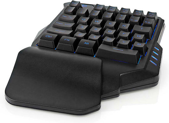 Nedis GKBDS110BK Gaming Tastenfeld mit RGB-Beleuchtung (Englisch US)