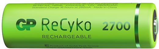 GP Batteries ReCykο Презареждащи батерии AA Ni-MH 2600mAh 1.2V 4бр