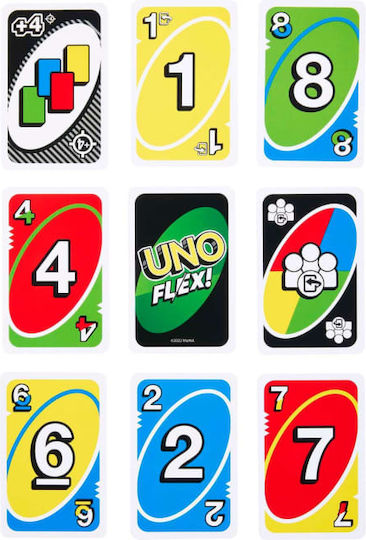 Board Game Uno Flex for 2-8 Players 7+ Years Old (EN) Mattel