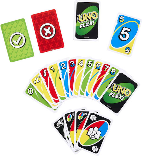 Board Game Uno Flex for 2-8 Players 7+ Years Old (EN) Mattel