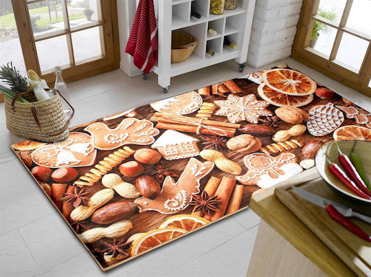 Dimcol Dried 254 Χαλάκι Κουζίνας Διάδρομος 80x200cm 33463059013 Πολύχρωμο