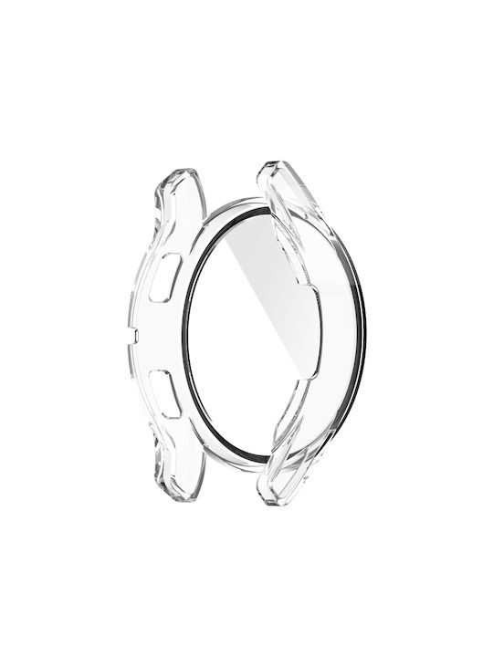 Carcasă de Plastic cu Sticlă în culoarea Transparent pentru Galaxy Watch 4 44mm