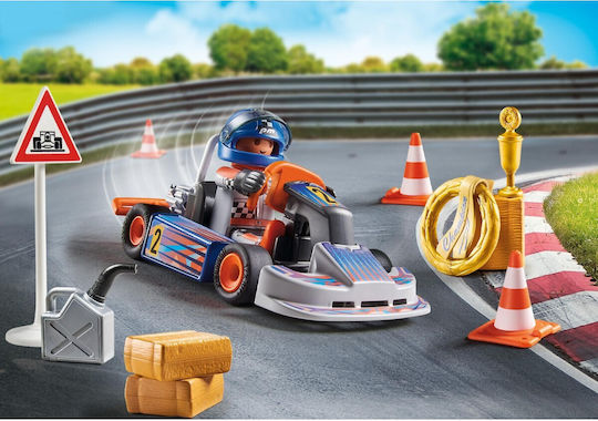 Playmobil Спорт и екшън Go-Kart за 4-10 години