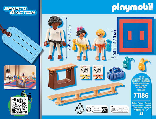 Playmobil Sports & Action Μάθημα Καράτε για 4-10 ετών
