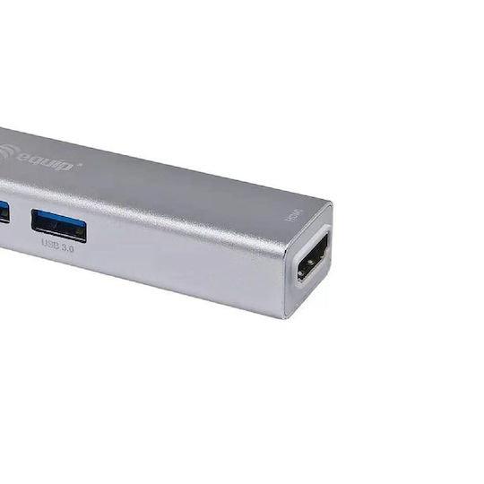 Equip USB-C Docking Station mit HDMI 4K Silber (133480)