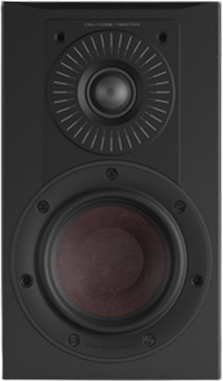 Dali Opticon 1 MKII Ζεύγος Ηχείων Hi-Fi Βιβλιοθήκης 2 Δρόμων Π15.2xΒ23.1xΥ26.1εκ. Μαύρο