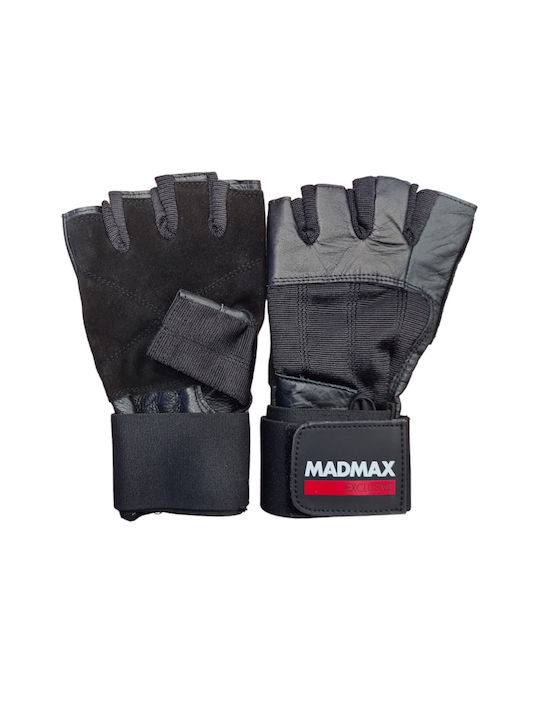 Madmax Professional MFG-269 Sporthandschuhe Fitnessstudio Schwarz