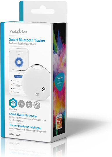 Nedis Smartlife Keyfinder Apple Find My & Google Find Hub Λευκό