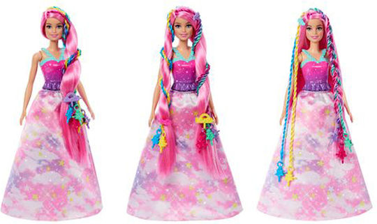 Barbie Dreamy Hair Doll Dreamtopia for 3+ years+ Years 21.5cm