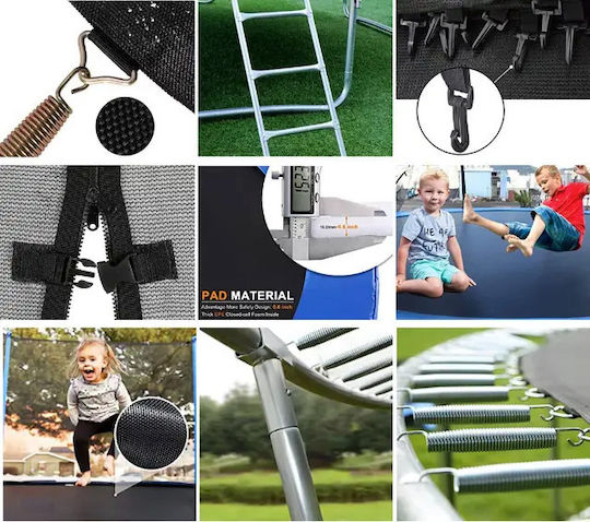 Oxford Home Kids Trampoline 185cm with Net