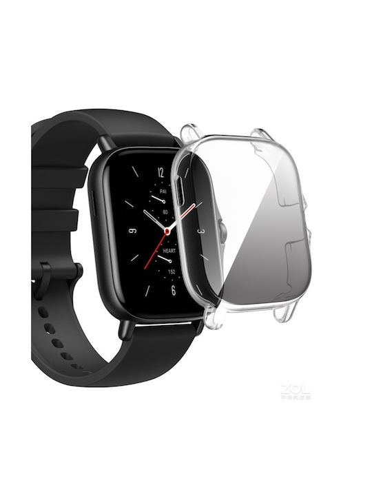 Full Cover Силиконов Калъф в Прозрачен цвят за Amazfit GTS 2 - Амазфит GTS 2