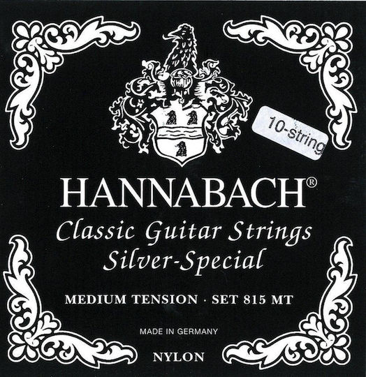 Hannabach 815 Silver Special Medium Tension Μονή Χορδή Nylon Κλασικής Κιθάρας E1 (Mi)