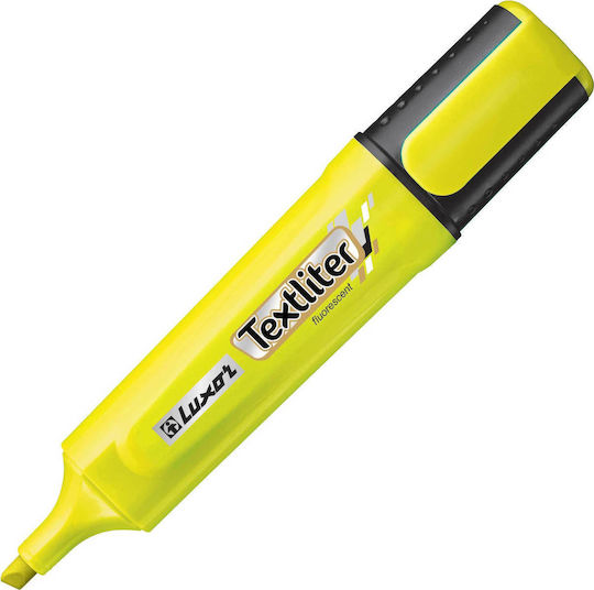 Luxor Textliner Μαρκαδόρος Υπογράμμισης Κίτρινος 5mm