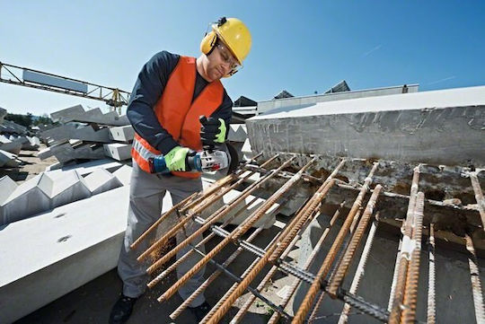 Bosch GWS 18V-10 Τροχός 125mm Μπαταρίας 18V Solo