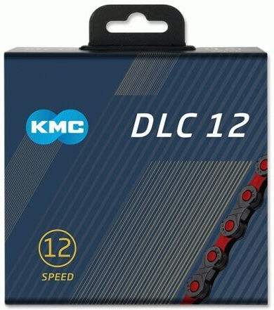 KMC Chain DLC 12 Велосипедна Верига 12 / 11 Скорости 126 Връзки Червена