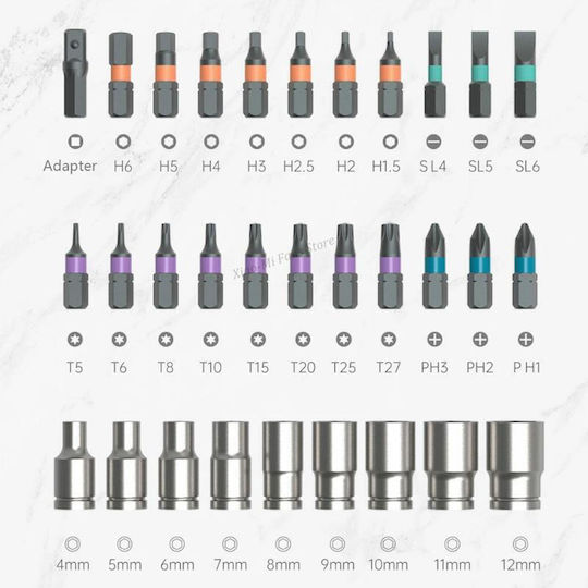 Duka Rs2 Set Ratchet 33pcs 47222