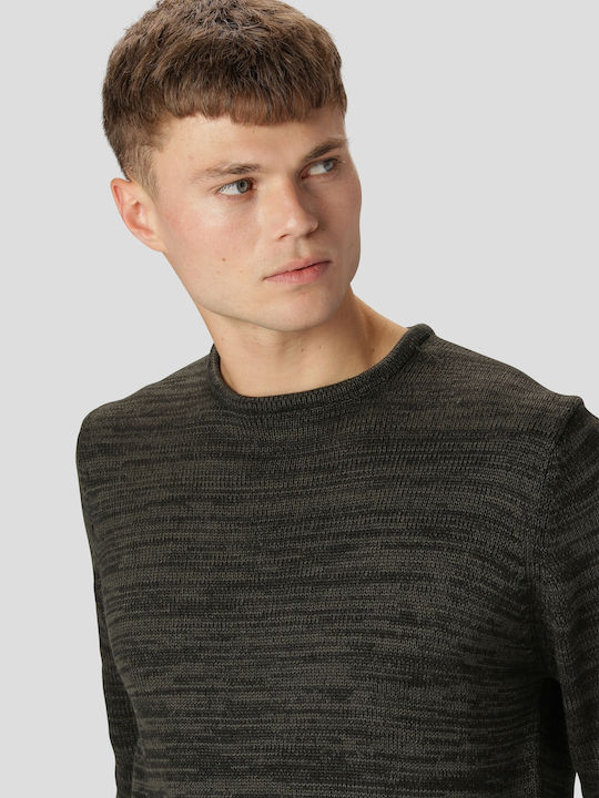 Langarm-Pullover Khaki