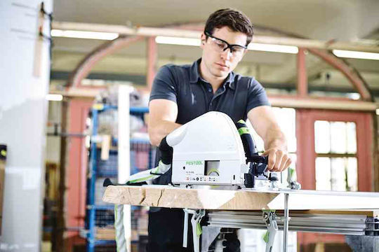 Festool TS 75 EBQ-Plus-FS cu control de viteză și cu sistem de aspirare
