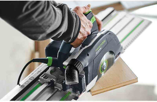 Festool HK 55 EBQ-Plus Δισκοπρίονο 1200W με Ρύθμιση Ταχύτητας και με Σύστημα Αναρρόφησης