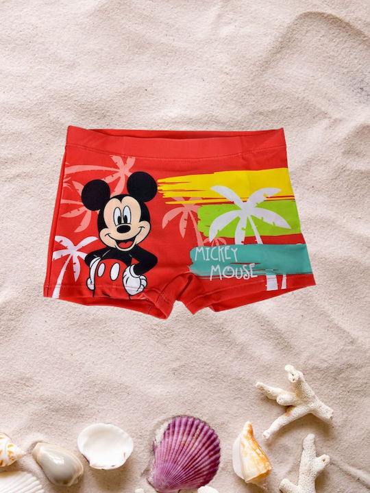 Stamion Mickey Παιδικό Μαγιό Βερμούδα / Σορτς Κόκκινο