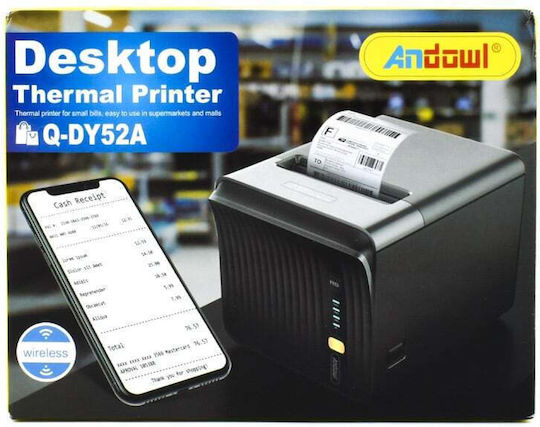 Andowl Θερμικός Εκτυπωτής Αποδείξεων USB
