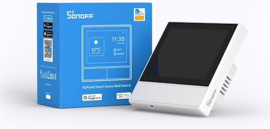 Sonoff Nspanel Recessed Wall Switch with Touch Screen Wi-Fi White