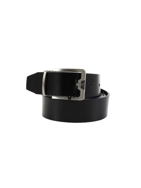 Emporio Armani Men's Leather Double Sided Belt Blue / Black Y4S502-Y221E-88017