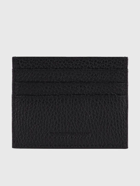 Set Leather Men's Wallet Black