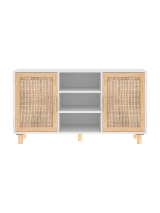 Μπουφές από Μασίφ Ξύλο Μπεζ 105x30x60cm