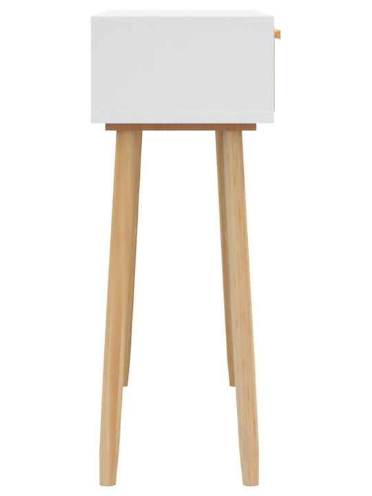 Solid Wood Console Table L80xW30xH75cm
