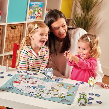 Board Game Hungry Little Penguins for 1-4 Players 3+ Years Old (EN) Orchard