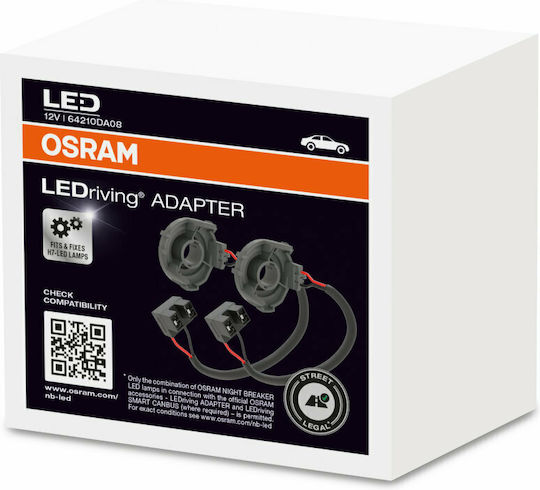 Osram Адаптери за автомобилна крушка LED H7 Универсален 2бр.