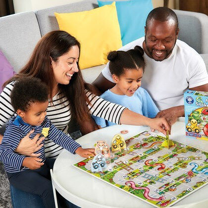Board Game My First Snakes and Ladders for 2-4 Players 3+ Years Old (EN) Orchard