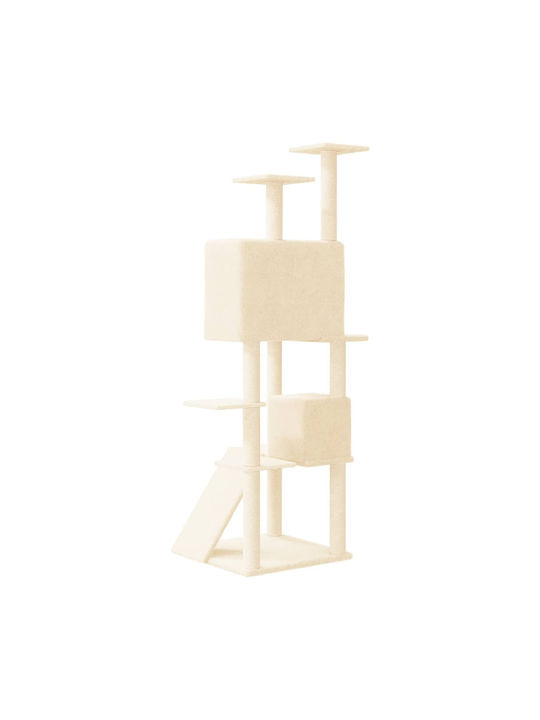 vidaXL Scratching Post Cat Trees Beige 67x60x153cm