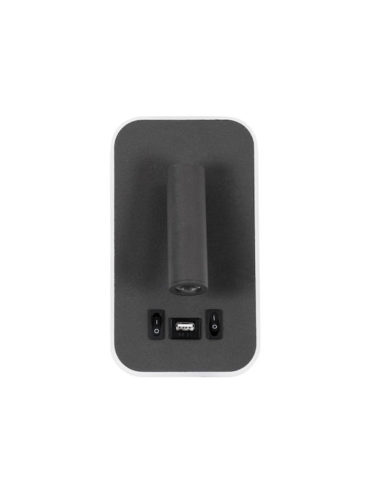 GloboStar Lady-o Monos LED Alb Natural Spot în Culoare Gri