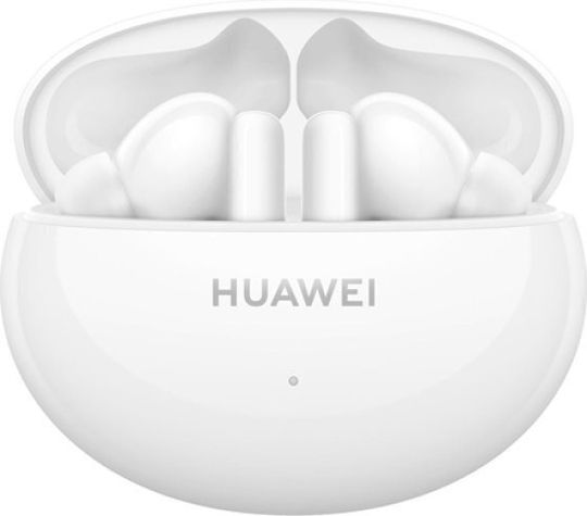 Huawei Freebuds 5i Bluetooth Handsfree Earphones with Sweat Resistance and Charging Case Ceramic White
