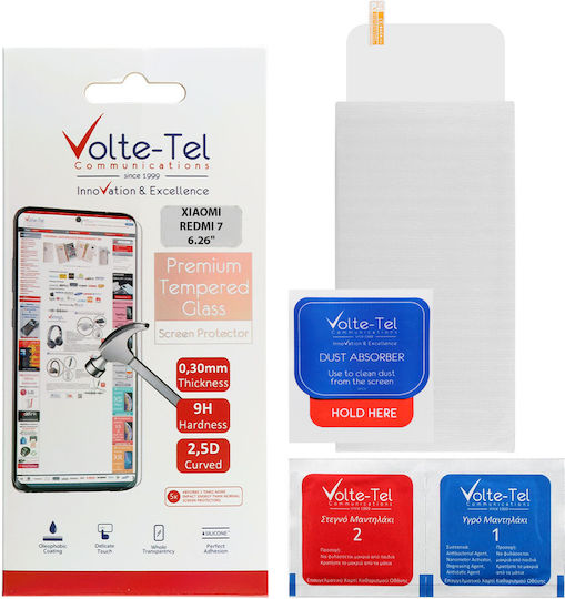 Volte-Tel 2.5D Full Face Tempered Glass (Redmi 7) 8236389