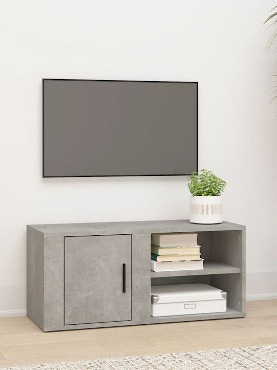 TV-Ständer Grey Concrete Μ80xΠ31.5xΥ36cm