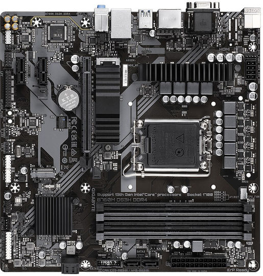 Gigabyte B760M DS3H DDR4 rev. 1.0 Motherboard Micro ATX με Intel 1700 Socket