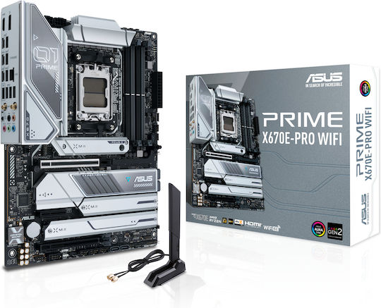 Asus Prime X670E-PRO WIFI Motherboard ATX με AMD AM5 Socket 90MB1BL0-M0EAY0